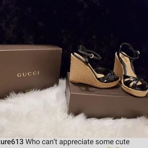 Gucci wedges